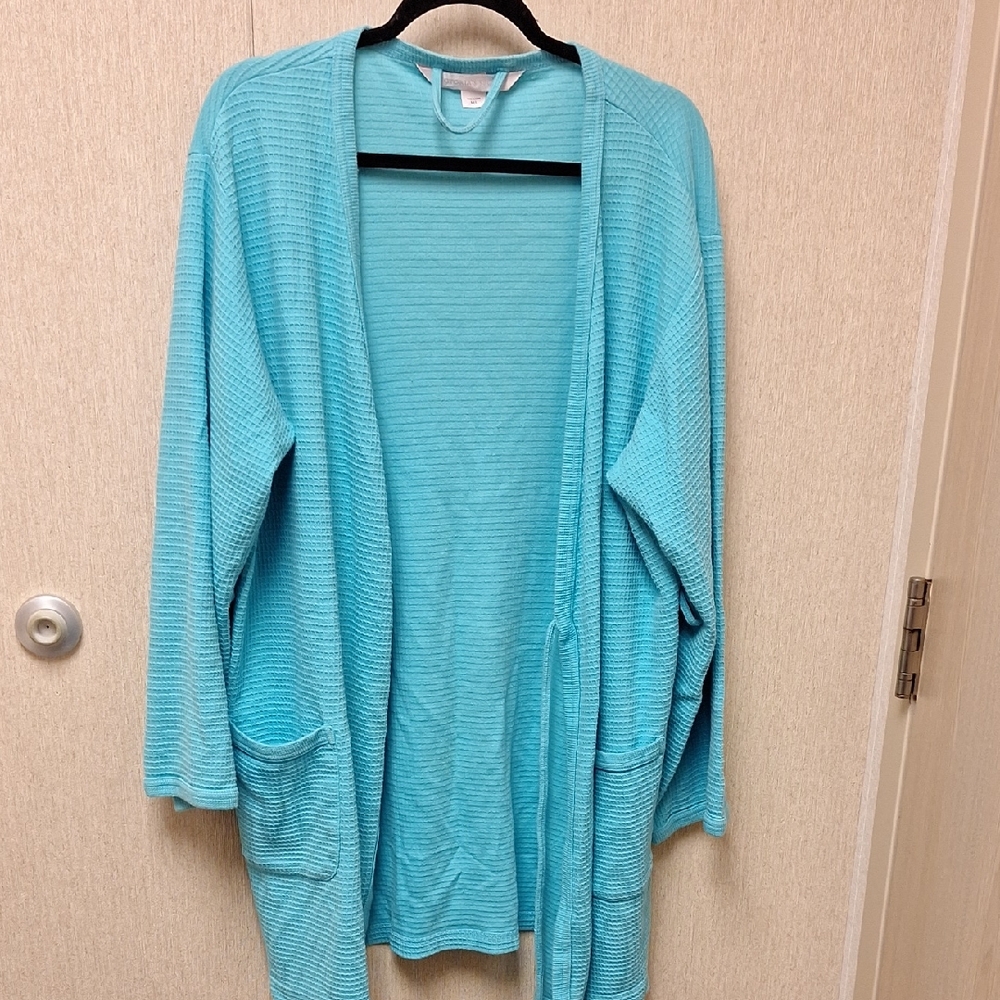 Victoria's Secret Light Blue Knit Robe